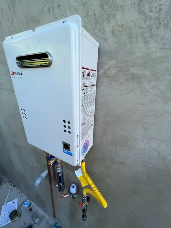 Tankless water heater installation for Charter Oak homes