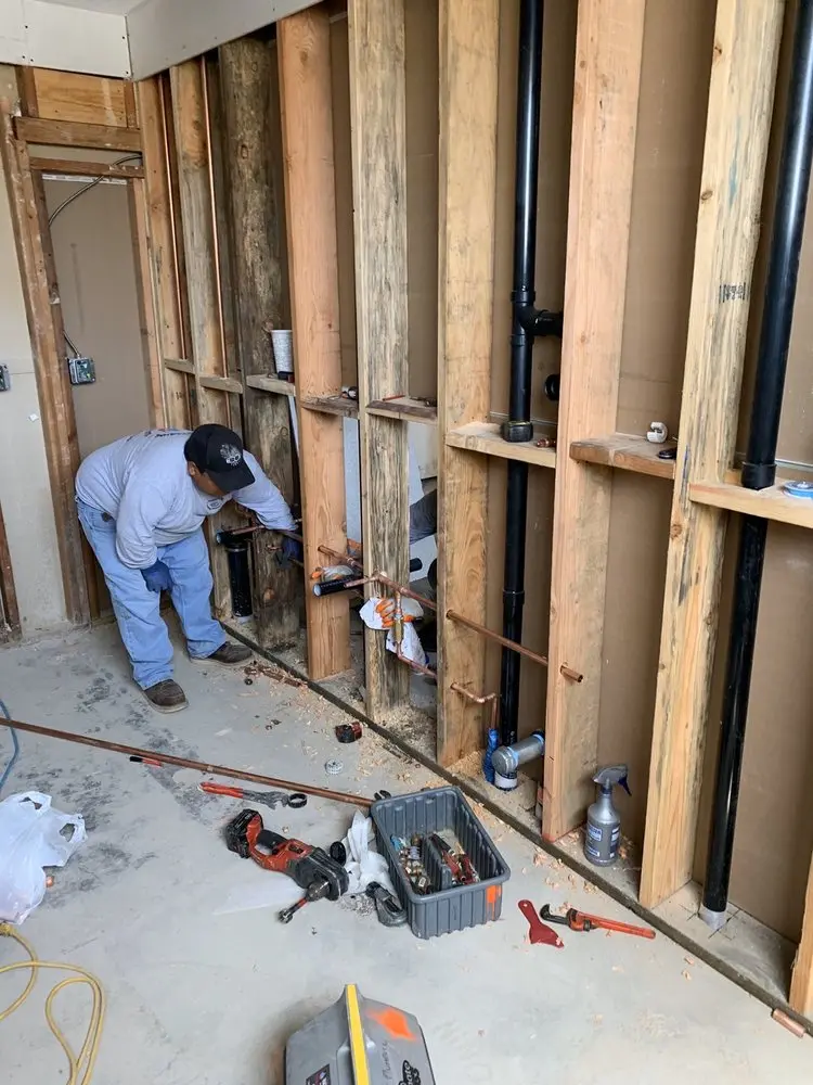 Commercial rough-in plumbing for Commercial Plumbing in Charter Oak